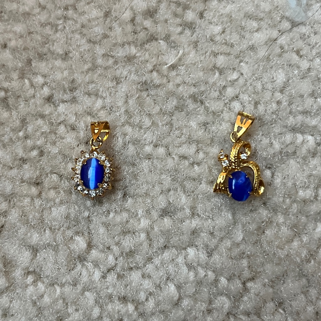Earrings Sapphire Gemstone